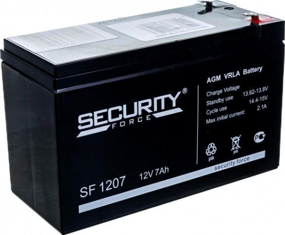Аккумулятор Cas SECURITY FORSE SF1207 (THD) комплектующие части к весам CAS