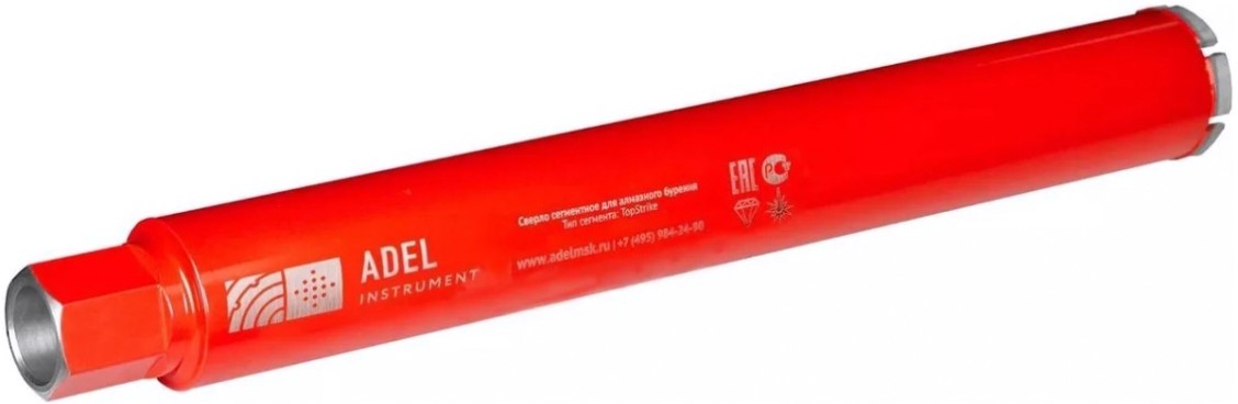 Алмазная коронка для мокрого сверления ADEL INSTRUMENT TopStrike 107/0450.09.1"1/4 [AI-1101240301]