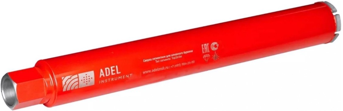 Алмазная коронка для мокрого сверления ADEL INSTRUMENT TopStrike 158/0450.12.1"1/4 [AI-1101310301]