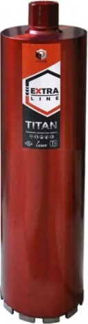 Алмазная коронка для мокрого сверления DIAM САМС 132x450х11x1,1/4UNC Extra Line Titan (железобетон) [313004]