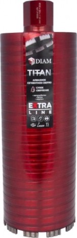 Алмазная коронка для мокрого сверления DIAM САСС 122x300х6x1,1/4UNC Extra Line Titan (арм. бетон) Алмазная коронка для мокрого сверления DIAM САСС 122x300х6x1,1/4UNC Extra Line Titan (арм. бетон)