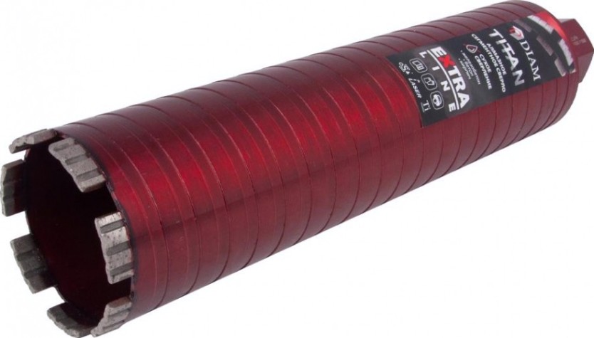 Алмазная коронка для мокрого сверления DIAM САСС 82x300х4x1,1/4UNC Extra Line Titan (арм. бетон)