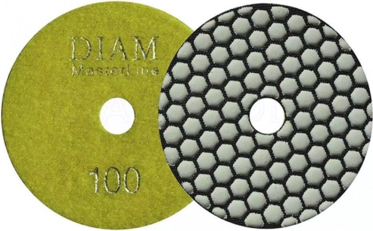 Алмазная тарелка на липучке DIAM АГШК 100*2,0 №100 Master Line (сухая) [000566]