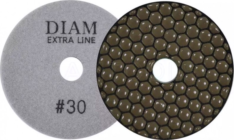 Алмазная тарелка на липучке DIAM АГШК 100*2,0 №30 Extra Line (сухая) [000563]