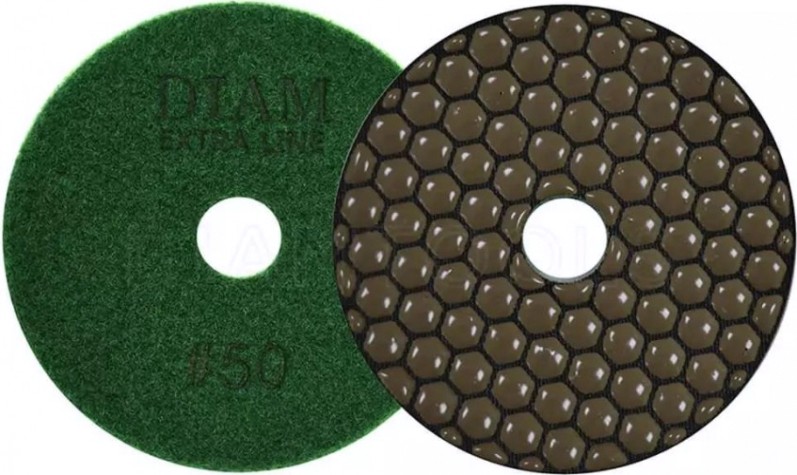 Алмазная тарелка на липучке DIAM АГШК 100*2,0 №50 Extra Line (сухая) [000519]