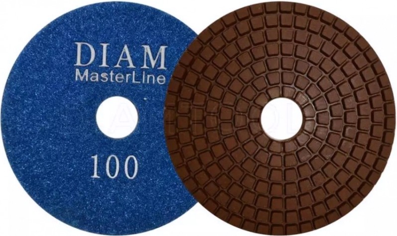 Алмазная тарелка на липучке DIAM АГШК 100*2,5 №100 Master Line (мокрая) [000575]