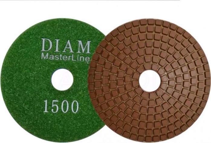 Алмазная тарелка на липучке DIAM АГШК 100*2,5 №1500 Master Line (мокрая) [000579]