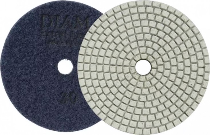 Алмазная тарелка на липучке DIAM АГШК 100*2,5 №30 Extra Line Universal (сухая/мокрая) [000671]