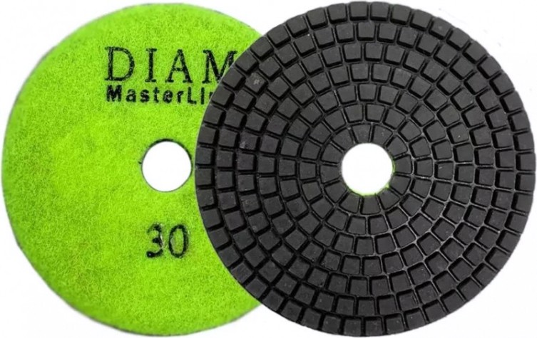 Алмазная тарелка на липучке DIAM АГШК 100*2,5 №30 Master Line (мокрая) [000665]