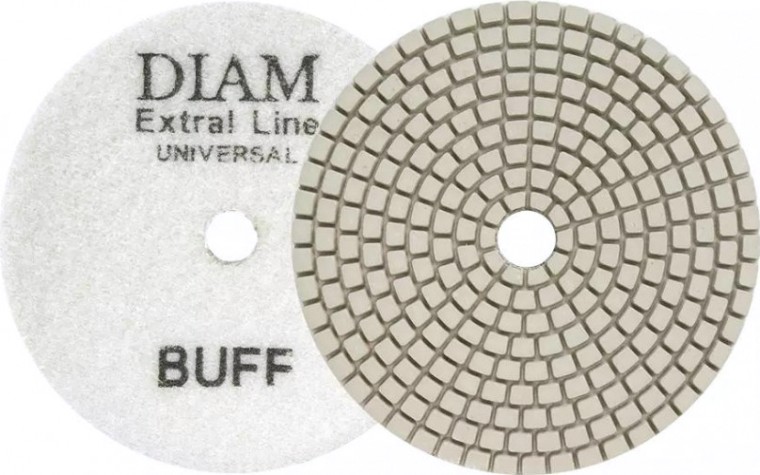 Алмазная тарелка на липучке DIAM АГШК 100*2,5 BUFF Extra Line Universal (сухая/мокрая) [000670]