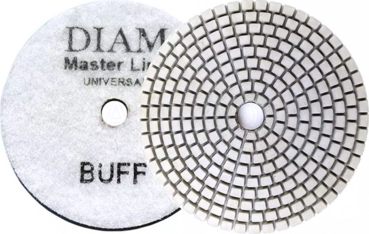 Алмазная тарелка на липучке DIAM АГШК 100*2,5 BUFF Master Line Universal (сухая/мокрая) [000630]