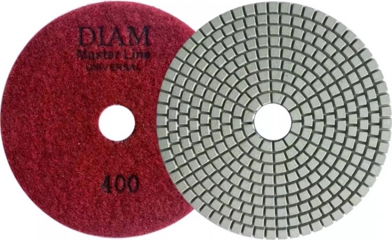 Алмазная тарелка на липучке DIAM АГШК 125*2,5 №400 Master Line Universal (сухая/мокрая) [000646]