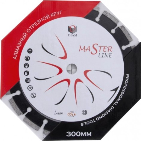 Алмазный диск для резки асфальта DIAM Master Line 300*2,8*10*25,4 [000527]