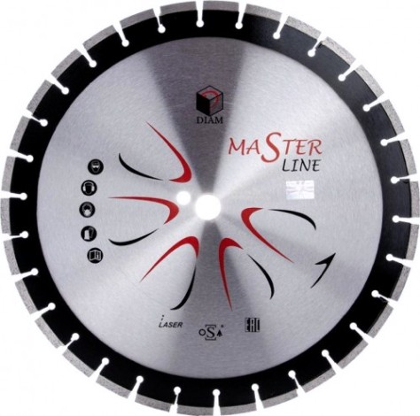 Алмазный диск для резки асфальта DIAM Master Line 350*3,0*10*25,4 [000489]