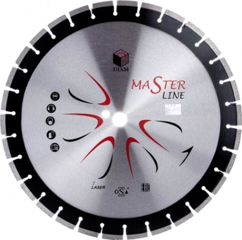 Алмазный диск для резки асфальта DIAM Master Line 400*3,0*10*25,4 [000528]