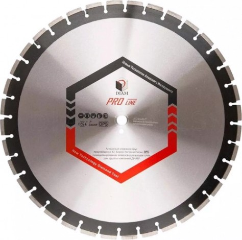 Алмазный диск для резки асфальта DIAM Pro Line 500*3,6*10*25,4 [030633]