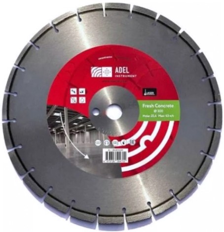 Алмазный диск для резки бетона ADEL INSTRUMENT Fresh Concrete ф300*3,0*25,4 [AI-1302010201]