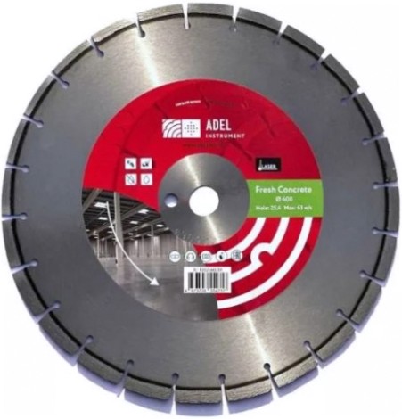 Алмазный диск для резки бетона ADEL INSTRUMENT Fresh Concrete ф600*3,6*25,4 [AI-1302060201]