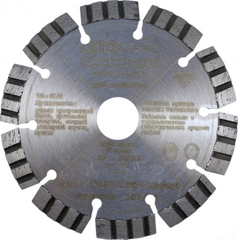 Алмазный диск для резки бетона Atlas Diamant Quattro-Laser 350х25.4 мм [1033002]