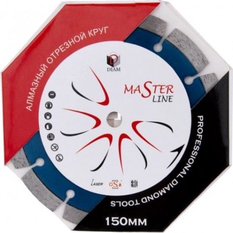 Алмазный диск для резки бетона DIAM Master Line 150*2,0*10*22,2 [000500]