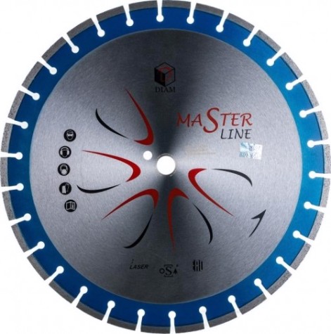 Алмазный диск для резки бетона DIAM Master Line 450*3,4*10*25,4 [000505]