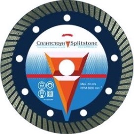 Алмазный диск для резки бетона СПЛИТСТОУН turbo 115x2,2x10x22,2 9 сухая professional [4838]