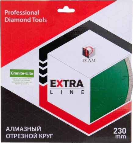 Алмазный диск для резки гранита DIAM 1A1R GRANITE-ELITE 230x1,6x7.5x25,4 [000201]