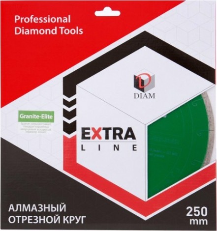 Алмазный диск для резки гранита DIAM 1A1R GRANITE-ELITE 250x1,6x7.5x32 [000165]