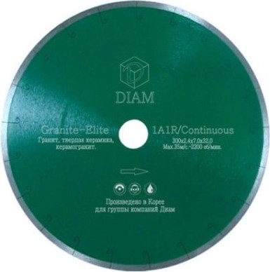 Алмазный диск для резки гранита DIAM 1A1R GRANITE-ELITE 500x2,4x7.5x60 [000195]