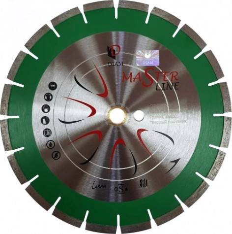 Алмазный диск для резки гранита DIAM Master Line 300*2,8*10*25,4/20 [000651]
