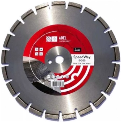 Алмазный диск универсальный ADEL INSTRUMENT SpeedWay ф300*3,2*25,4 [AI-1301010101]