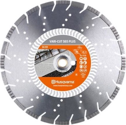 Алмазный диск универсальный HUSQVARNA VARI-CUT S65 400х25.4 мм 5879053-01