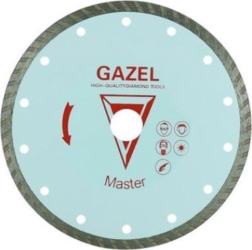 Алмазный диск универсальный СПЛИТСТОУН gazel turbo 180x2,4x8x22,2 1,6 сухая master [73415]