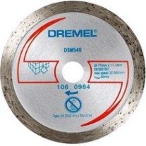 Алмазный отрезной круг DREMEL DSM540 для плитки, сухой рез [2615S540JA]