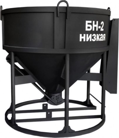 Бадья для бетона Специалист БН-2 (лоток), низкая L-1850 [989.200.00.000]
