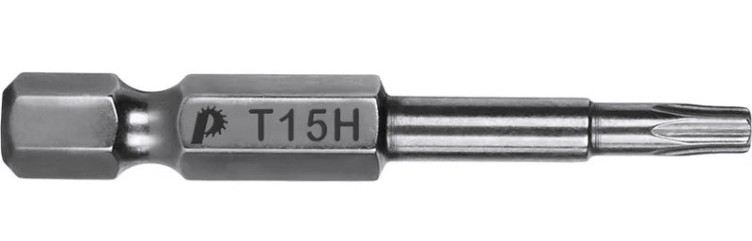 Бита для заворачивания ПРАКТИКА "Профи" Torx Tamper-15х50мм отверточная (2шт) [776-447]