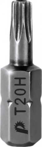 Бита для заворачивания ПРАКТИКА "Профи" Torx Tamper-20х25мм отверточная (2шт) [035-653]