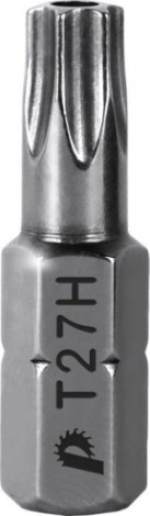 Бита для заворачивания ПРАКТИКА "Профи" Torx Tamper-27х25мм отверточная (2шт) [776-393]