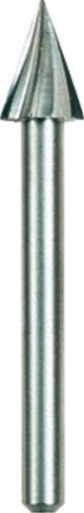 Борфреза для гравировки DREMEL 125 6,4 мм, конус [26150125JA]