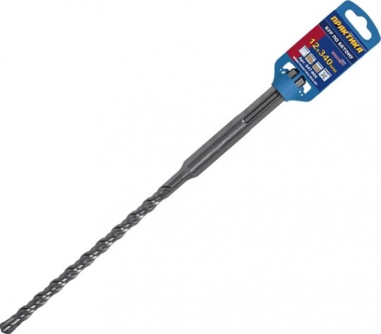 Бур SDS-Max ПРАКТИКА КВАДРО 12х200/340 мм, серия эксперт, по бетону [647-802]