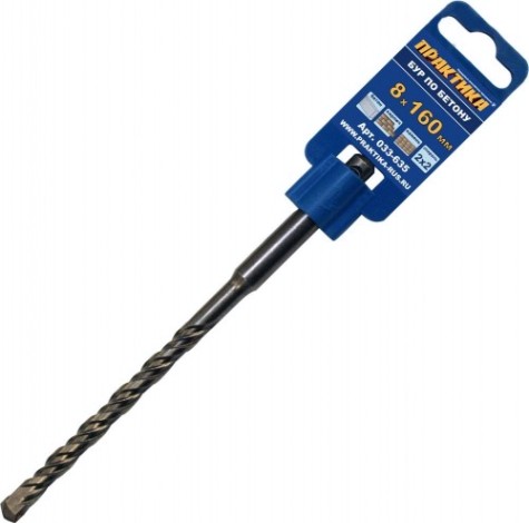 Бур SDS-plus ПРАКТИКА 8х 100/160 мм 033-635 [033-635]