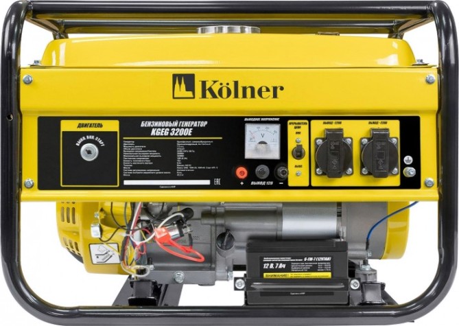 Генератор бензиновый Kolner KGEG 3200E [кн3200гег]