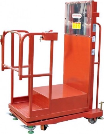 Комплектовщик с электроподъемом GROST KDR 2-3.3 несамоходный (3,3 м/200 кг, DC, 12 В) 108867 [108867]