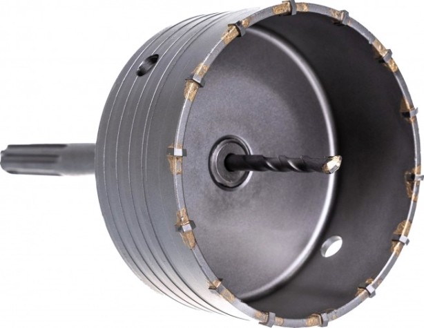 Коронка буровая SDS-Max ПРАКТИКА ударная 90 мм твердосплавная [034-700]