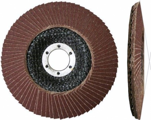 Круг лепестковый ЛУГА 125х22.2 Р80 (КЛТ2 14А 20/Р80) конический [D91212522140200]