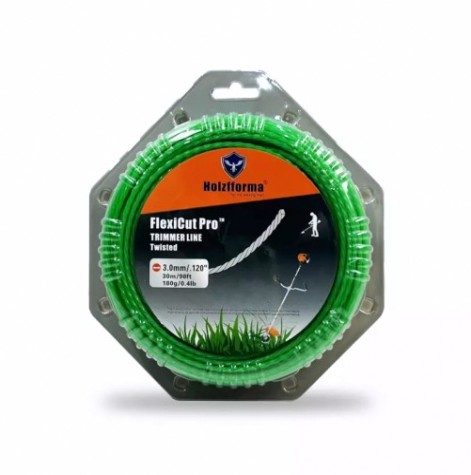 Леска триммерная HOLZFFORMA FlexiCut Pro 3.0x90m витая [TW003090PRO]