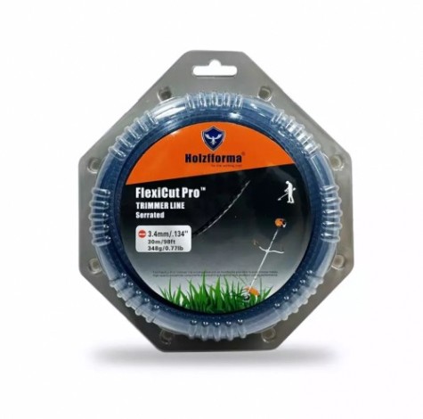 Леска триммерная HOLZFFORMA FlexiCut Pro 3.4x30m звездочка [SR003430PRO]