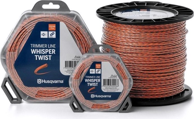Леска триммерная HUSQVARNA 2.7 мм/10 м Whisper Twist в блистере (5976691-30)