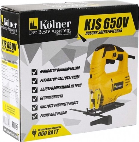 Лобзик сетевой Kolner KJS 650V [кн650вжс]
