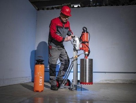 Машина алмазного бурения VOLL INDUSTRIAL V-Kit 400 со стойкой [1.33400]